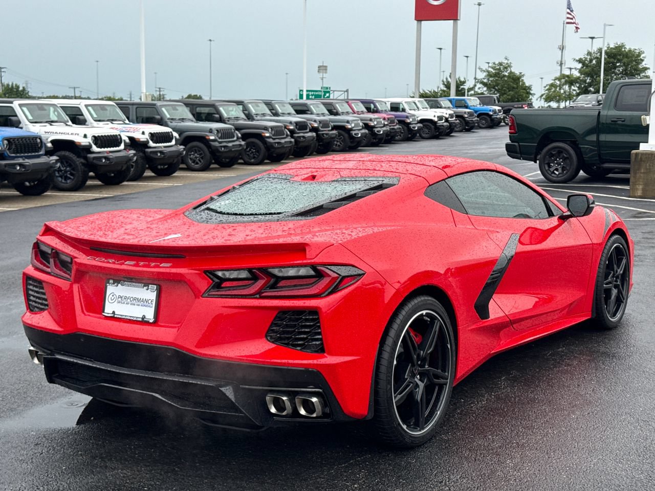 Used 2023 Chevrolet Corvette Stingray Premium Cpe w/ Chrome Exterior Badge Package RWD image 3
