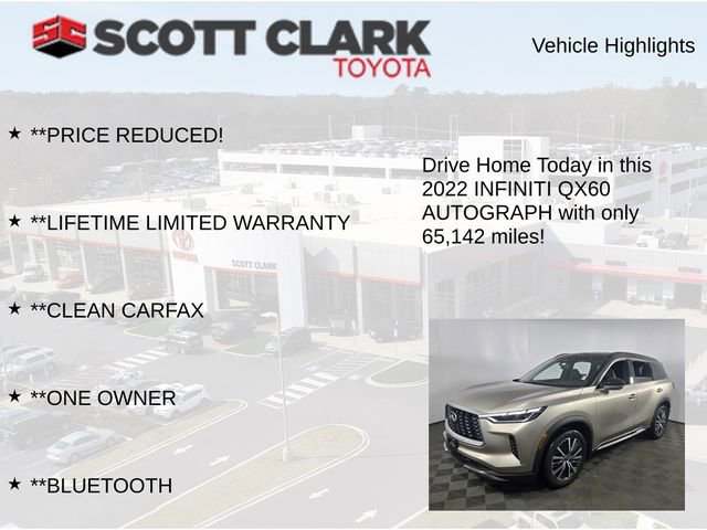 Used 2022 INFINITI QX60 Autograph w/ Cargo Package image 12