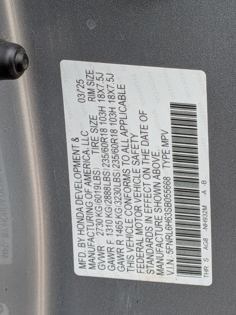 Used 2025 Honda Odyssey EX-L image 37