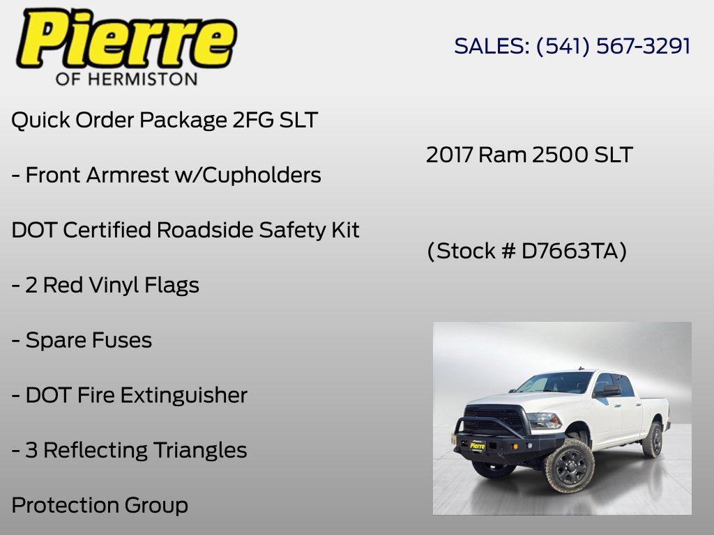 Used 2017 RAM 2500 SLT AWD/4WD image 6