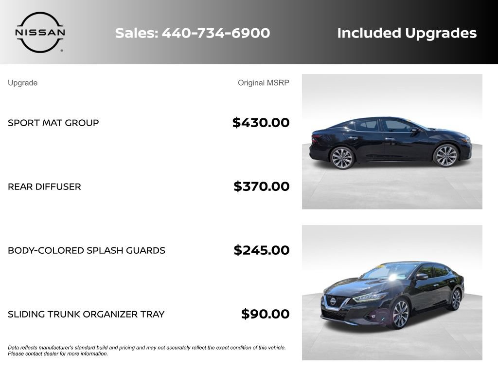 Certified 2023 Nissan Maxima Platinum w/ Sport Mat Group FWD image 8