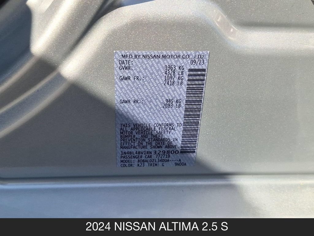 Used 2024 Nissan Altima 2.5 S FWD image 24