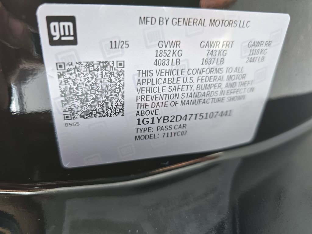 New 2026 Chevrolet Corvette Stingray Preferred Cpe w/ 2LT image 33