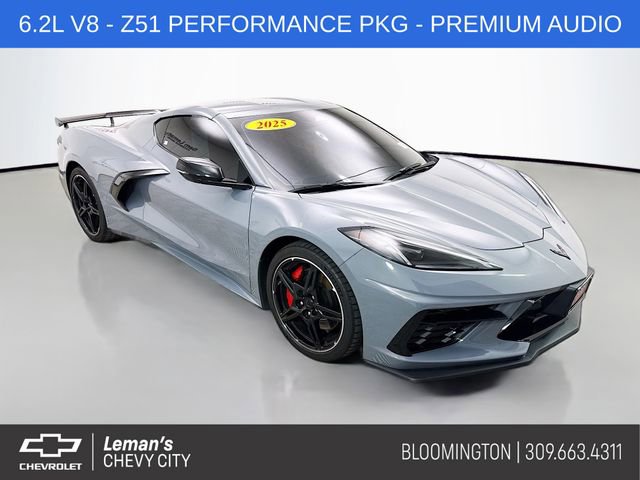 Used 2025 Chevrolet Corvette Stingray Preferred Cpe w/ Z51 Performance Package RWD image 1