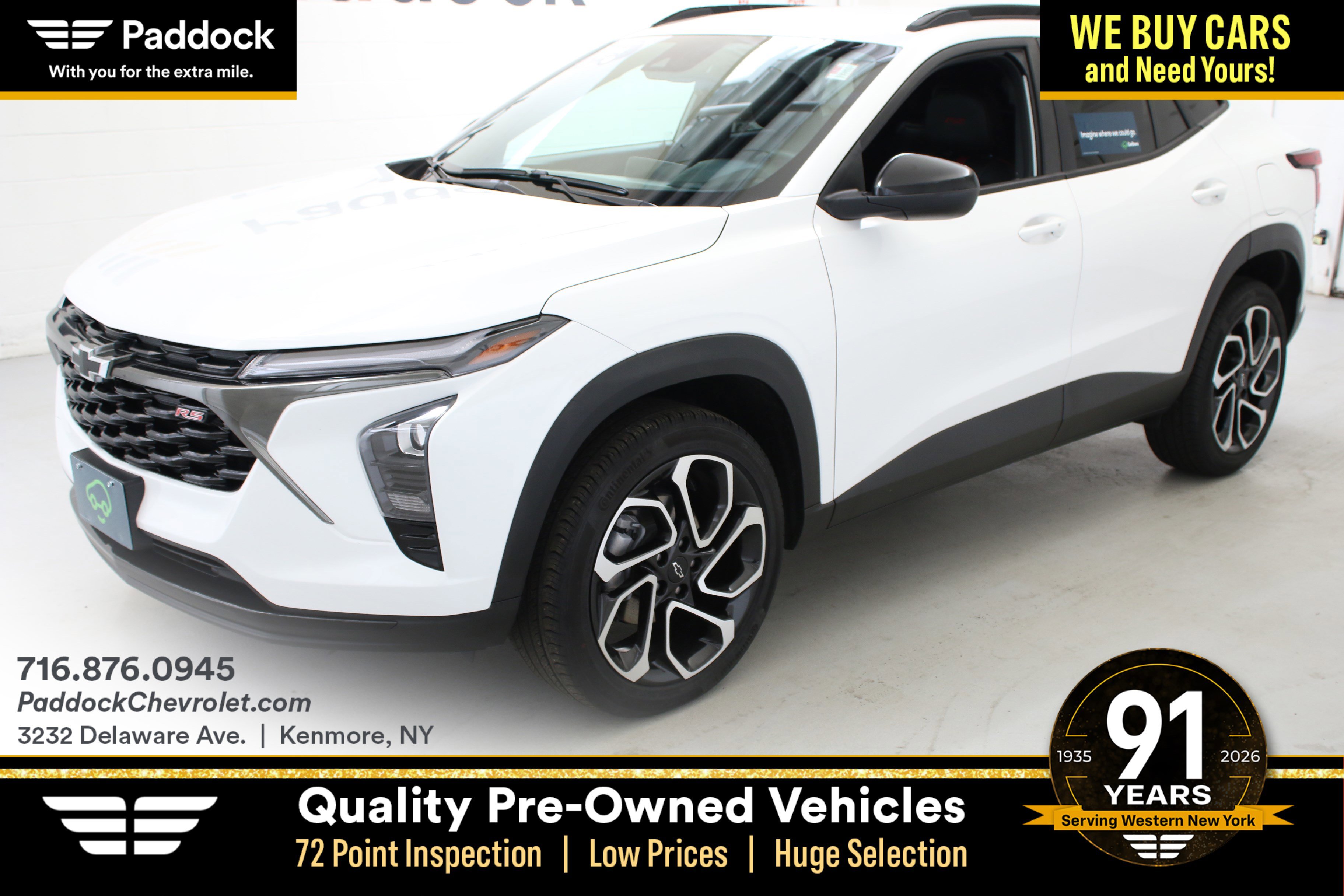 Used 2024 Chevrolet Trax RS w/ Driver Confidence Package