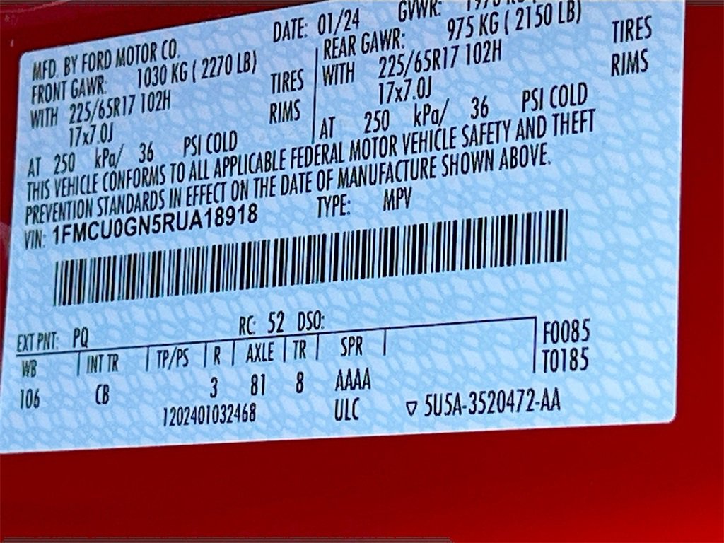 Used 2024 Ford Escape Active image 30