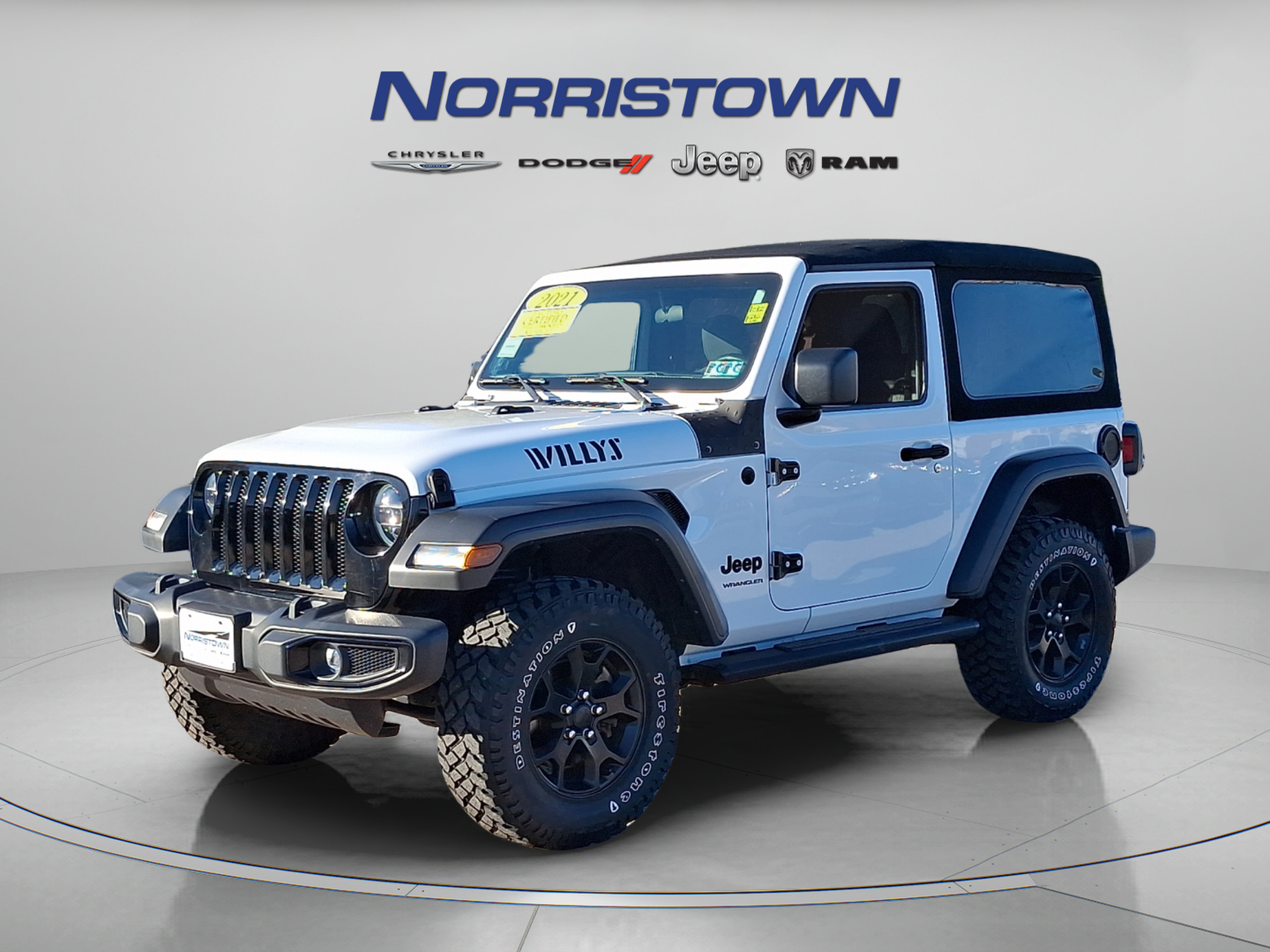 Certified 2021 Jeep Wrangler Sport AWD/4WD image 3