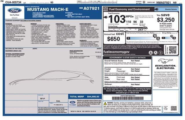 Used 2022 Ford Mustang Mach-E Select image 5