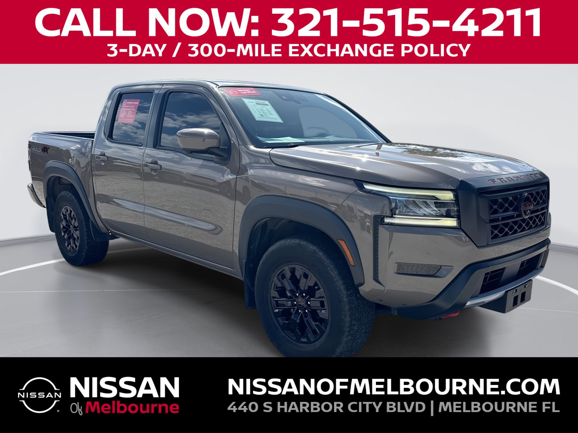 Certified 2023 Nissan Frontier PRO-4X w/ Pro Convenience Package AWD/4WD image 1