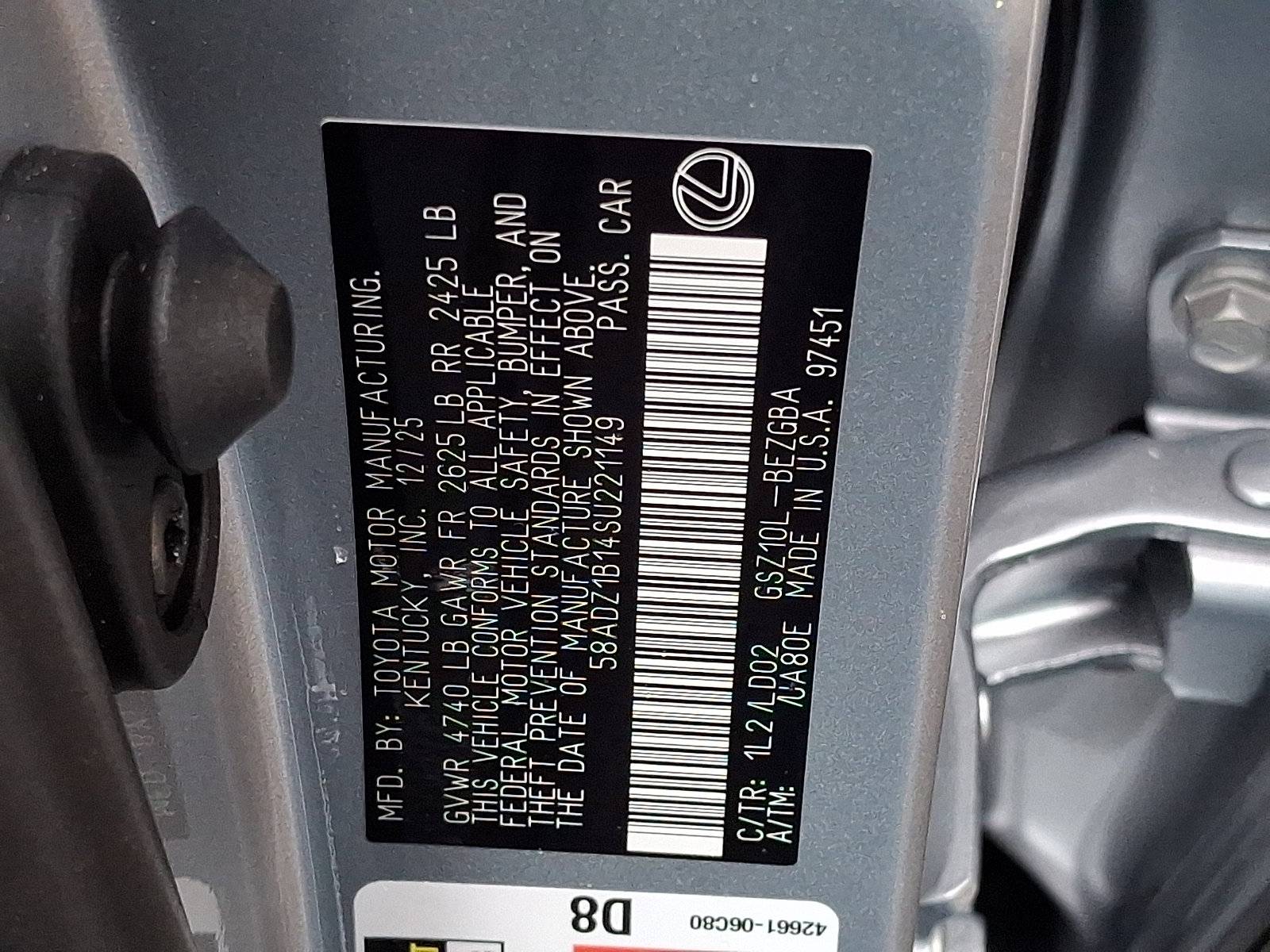 New 2025 Lexus ES 350 Premium image 18