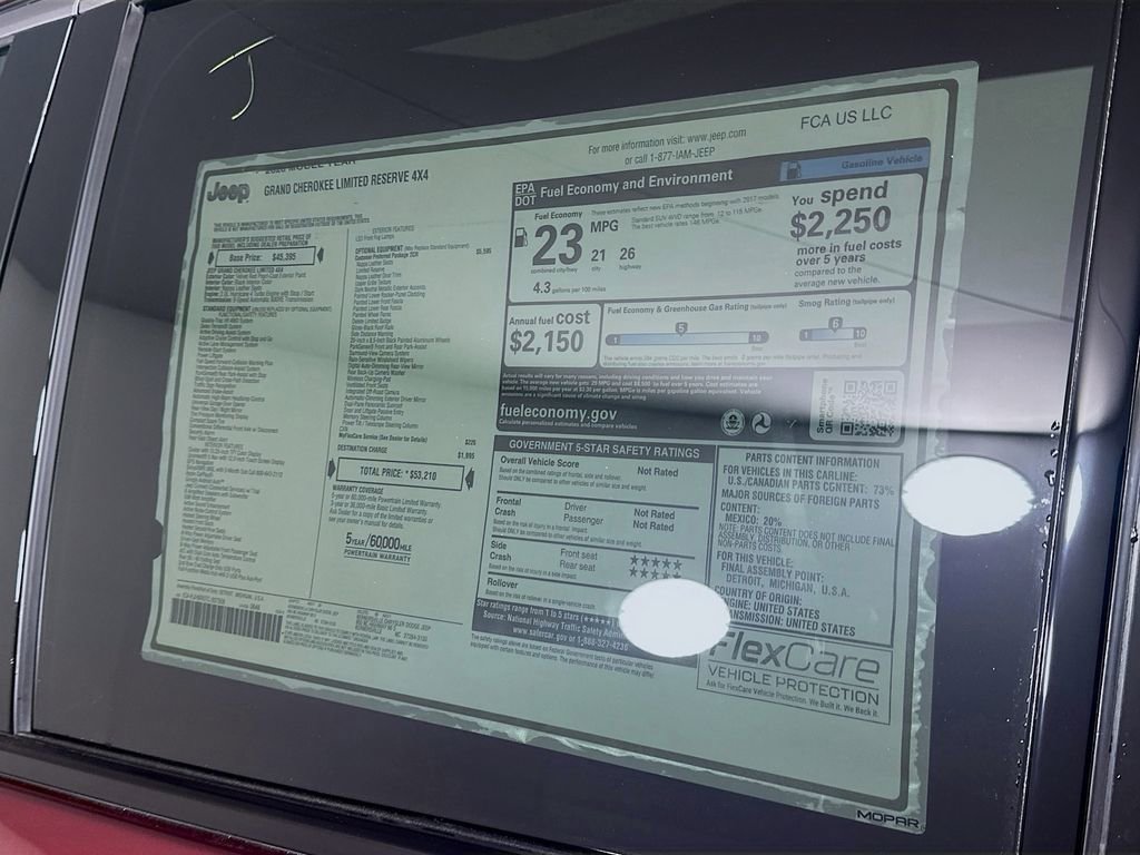 New 2026 Jeep Grand Cherokee Limited Reserve image 21