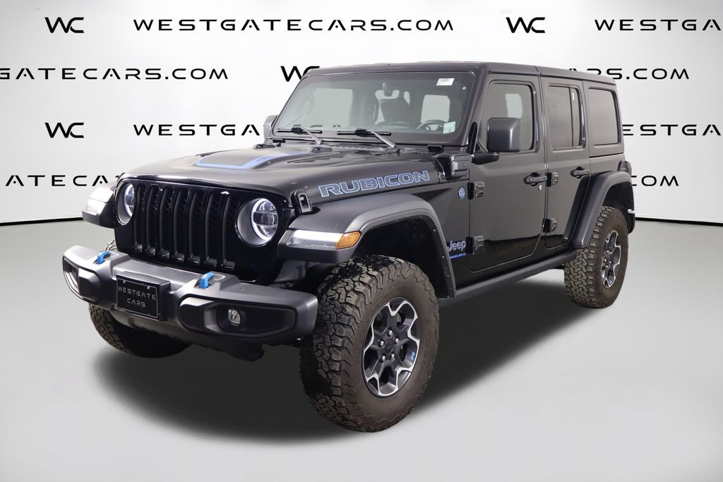 Used 2023 Jeep Wrangler Unlimited Rubicon 4xe w/ Cold Weather Group AWD/4WD image 1
