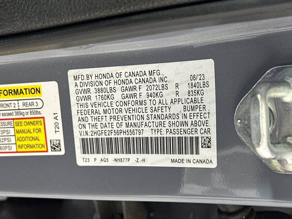 Used 2023 Honda Civic Sport image 9