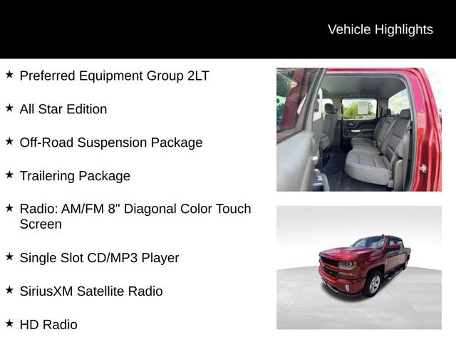 Certified 2018 Chevrolet Silverado 1500 LT w/ All Star Edition AWD/4WD image 10