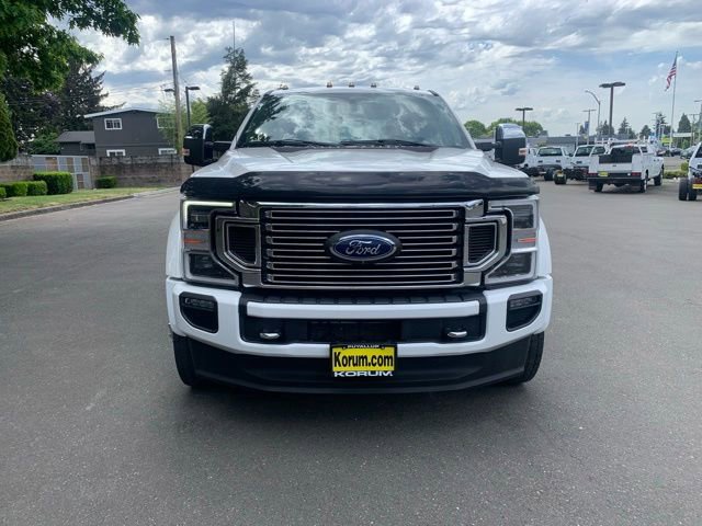 Used 2020 Ford F450 Platinum w/ Camper Package AWD/4WD image 9