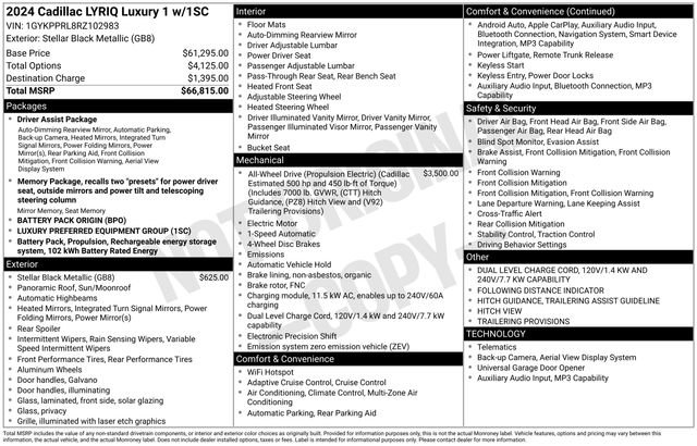 Certified 2024 Cadillac Lyriq Luxury image 34