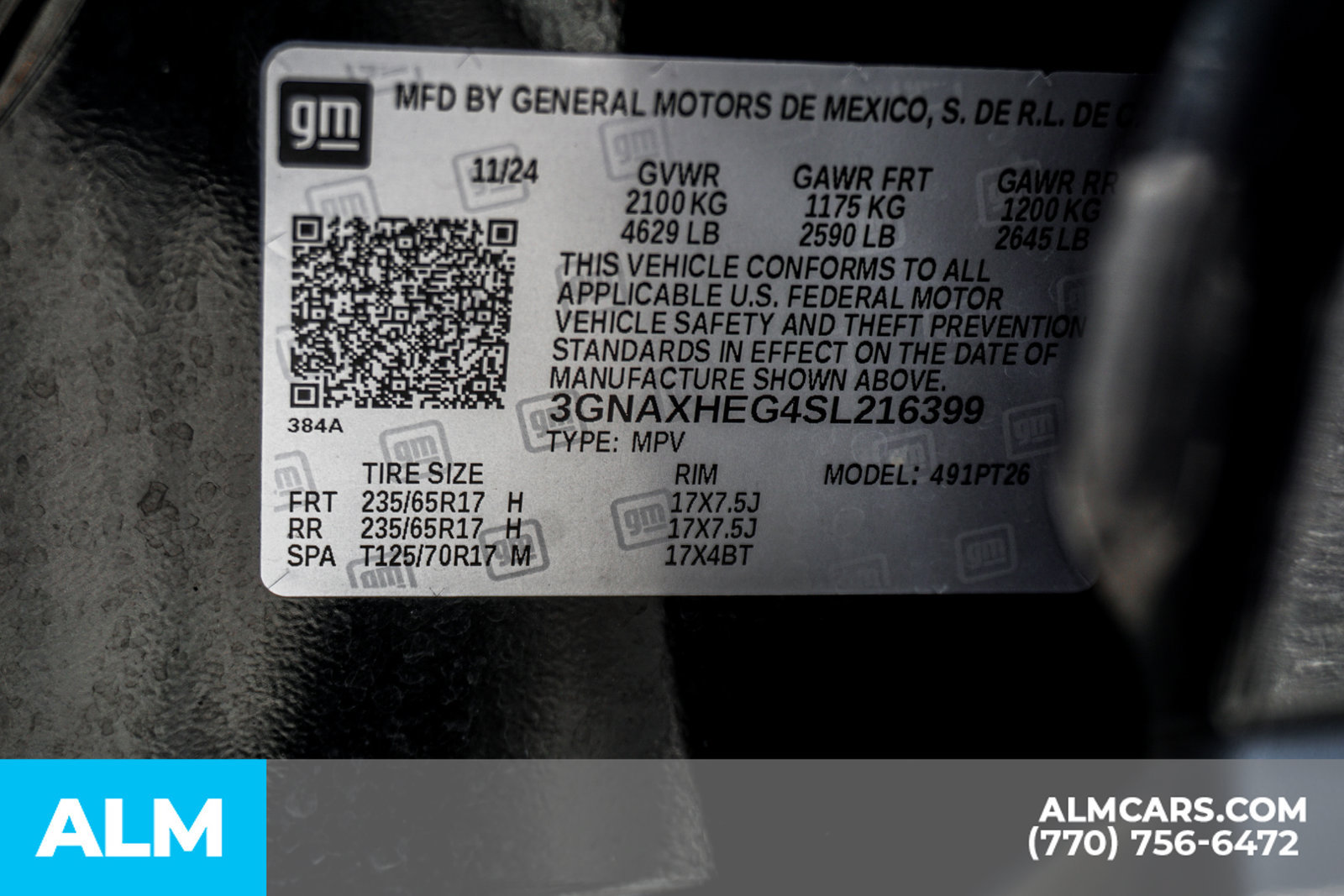 Used 2025 Chevrolet Equinox LT w/ Convenience Package II FWD image 60