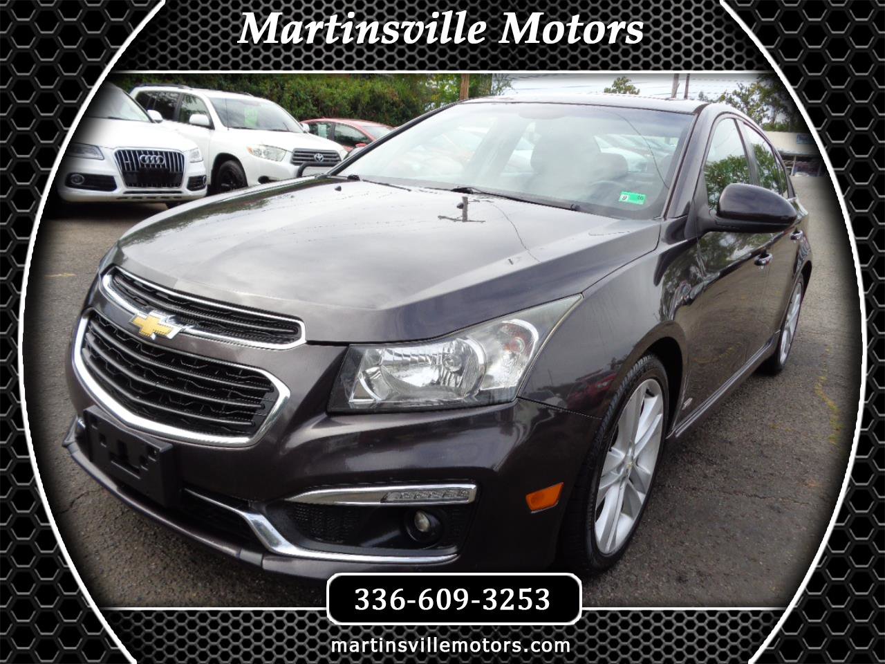 Used 2015 Chevrolet Cruze LTZ w/ Sun, Sound and Sport Package