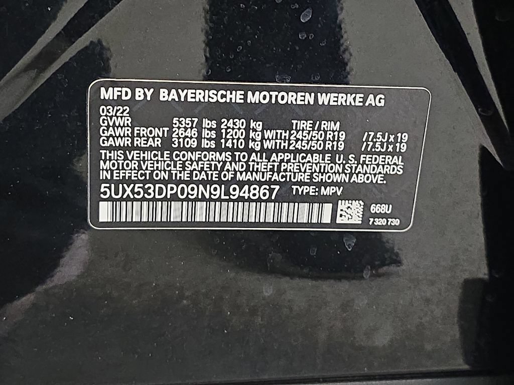 Used 2022 BMW X3 xDrive30i AWD/4WD image 38
