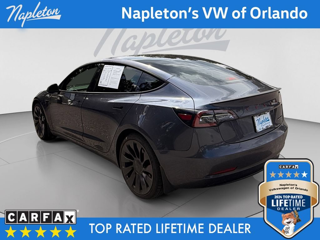 Used 2021 Tesla Model 3 Performance AWD/4WD image 3
