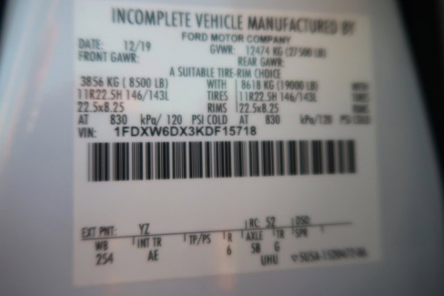 Used 2019 Ford F650 Crew Cab Chassis 254 WB RWD image 17