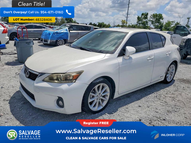 Used 2012 Lexus CT 200h Premium w/ Premium Audio Pkg image 1