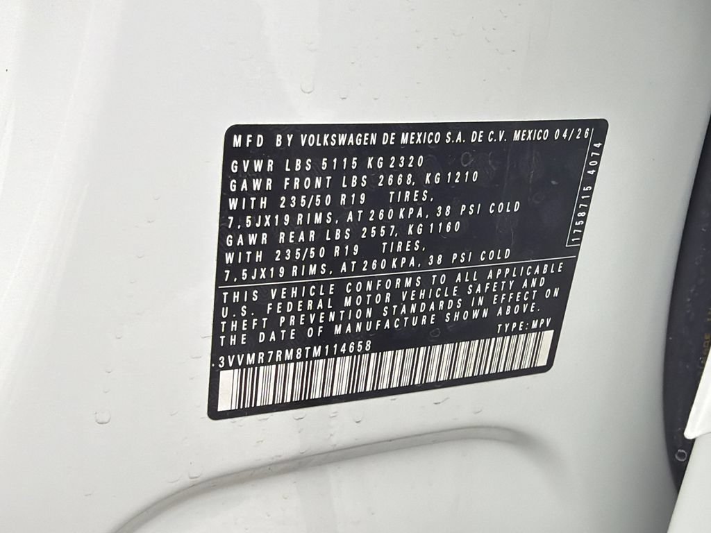 New 2026 Volkswagen Tiguan SE AWD/4WD image 31