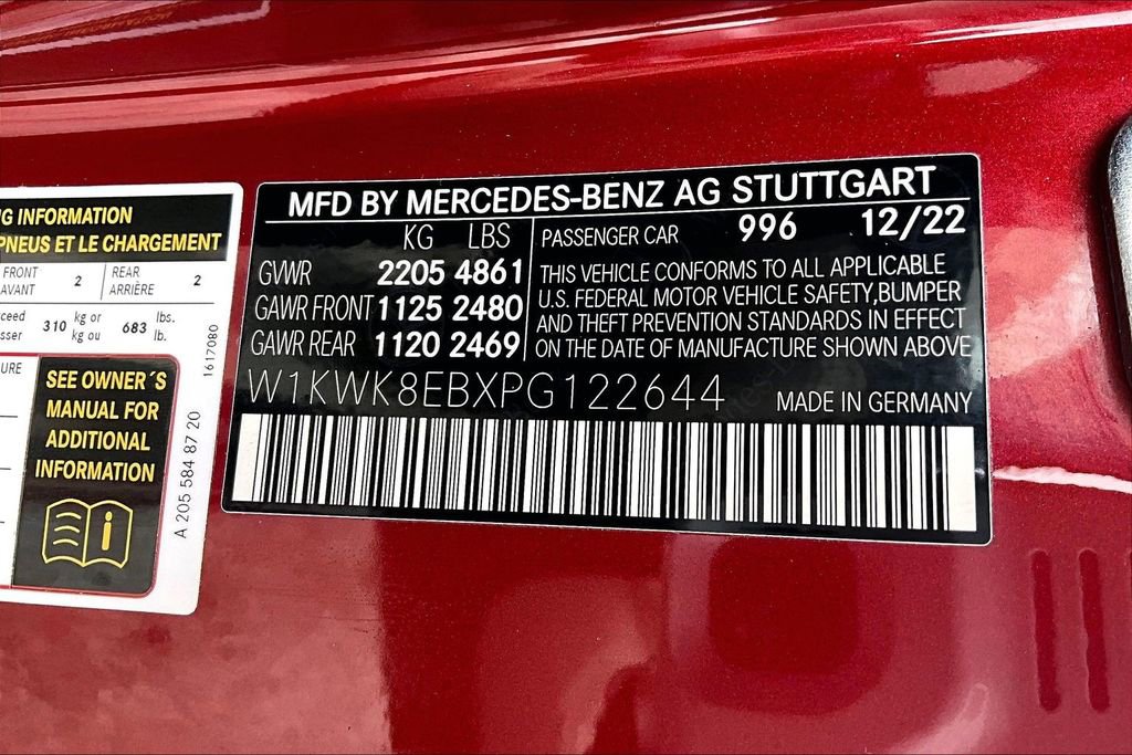 Certified 2023 Mercedes-Benz C 300 4MATIC Cabriolet image 35