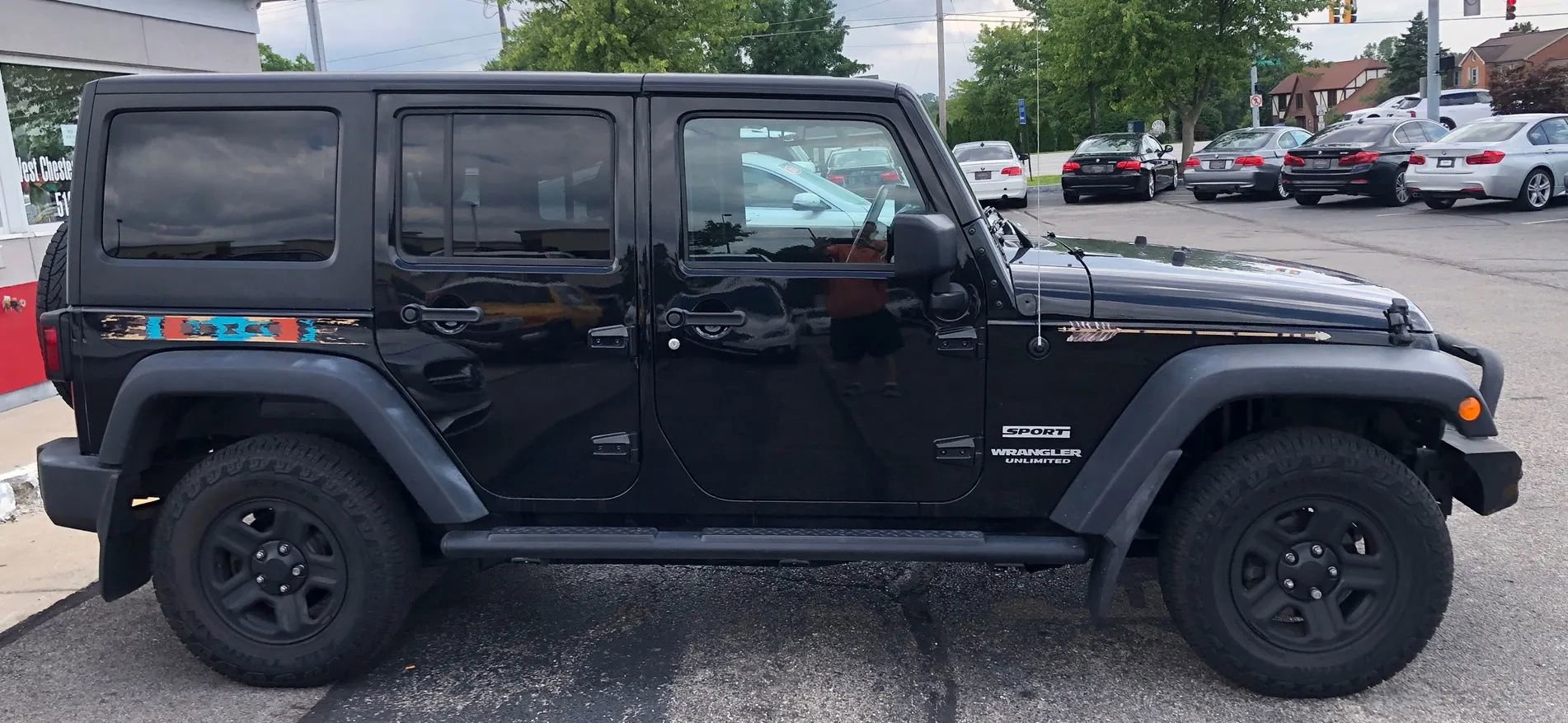 Used 2015 Jeep Wrangler Unlimited Sport w/ Mopar Black Appearance Group image 25