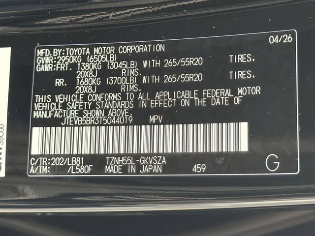 New 2026 Toyota 4Runner Platinum AWD/4WD image 30