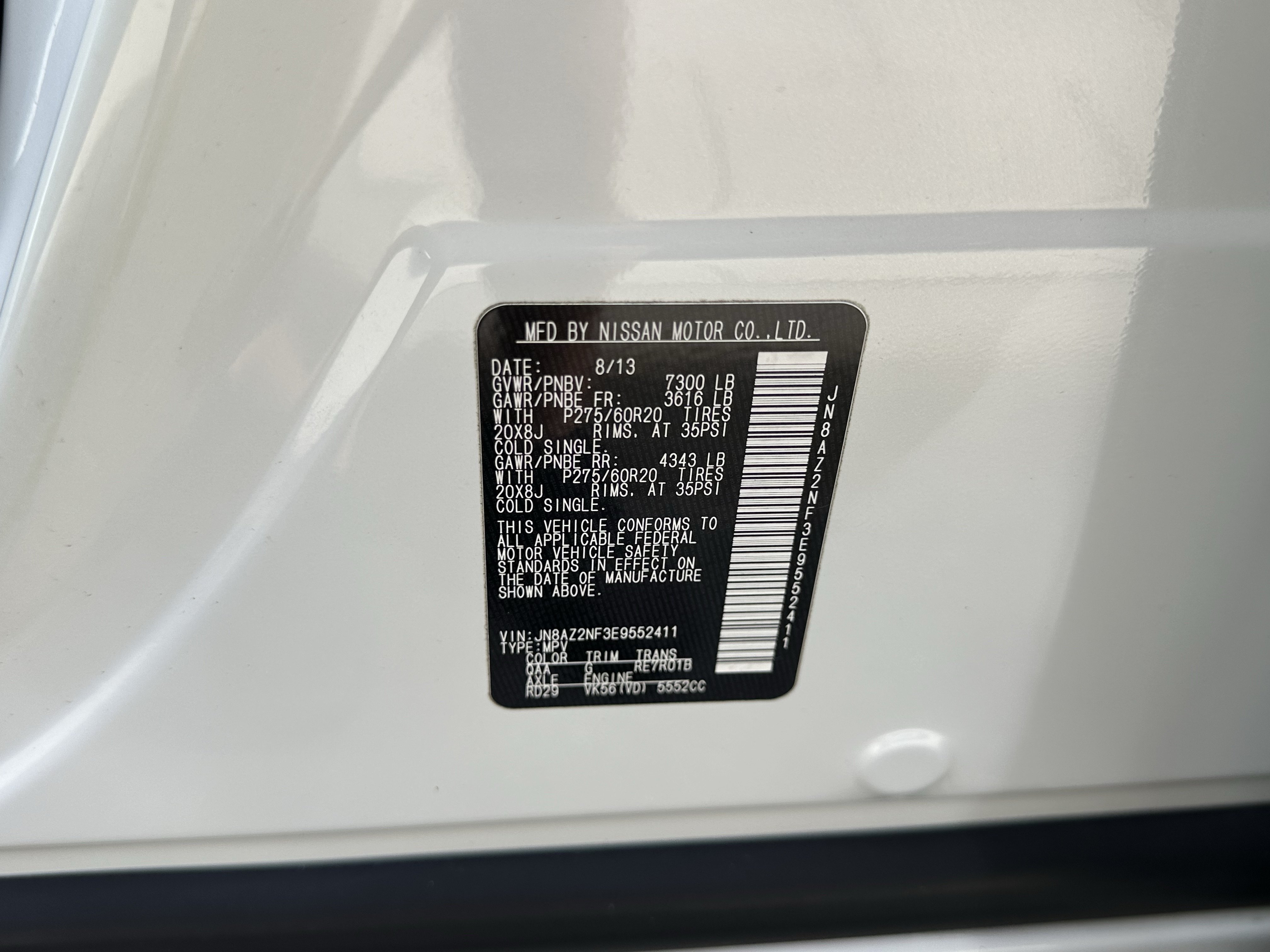 Used 2014 INFINITI QX80 2WD image 32