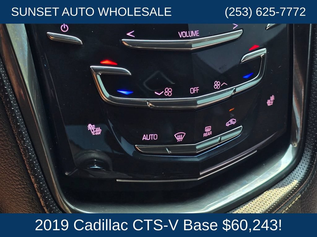 Used 2019 Cadillac CTS V w/ Carbon Fiber Package RWD image 36