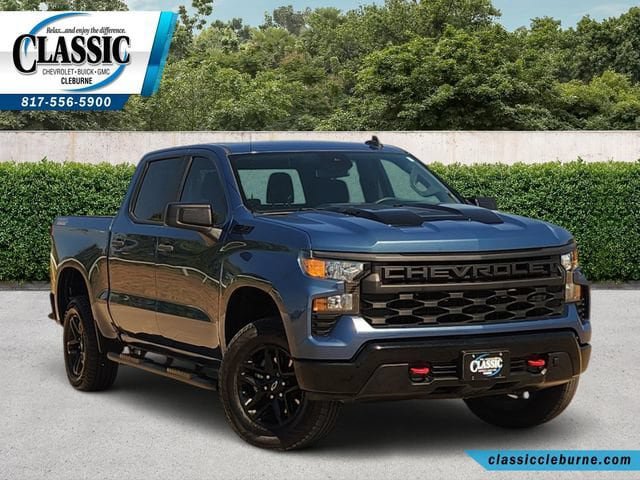 Used 2024 Chevrolet Silverado 1500 Custom Trail Boss w/ LPO, Dark Essentials Package AWD/4WD image 1