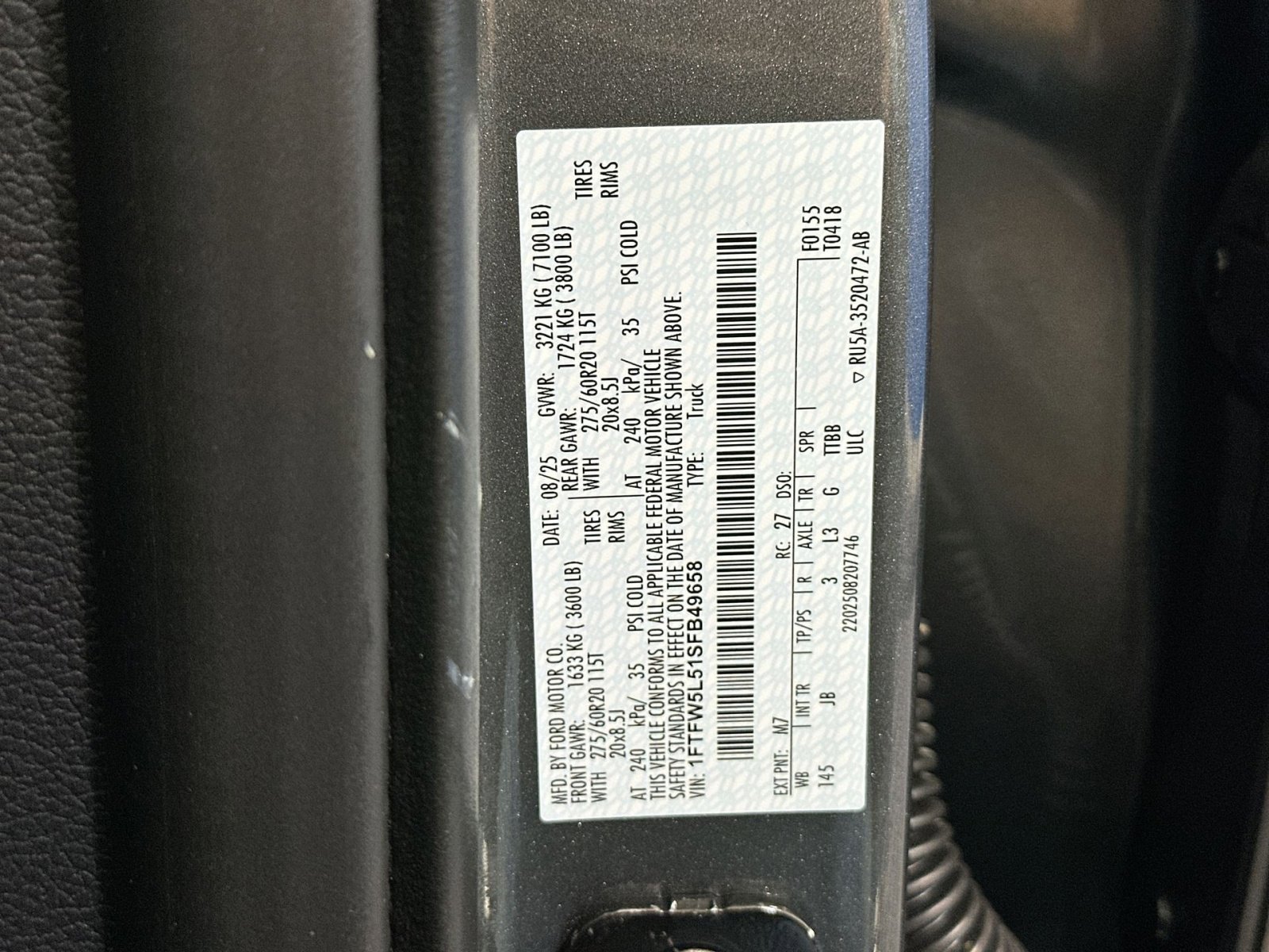 New 2025 Ford F150 Lariat w/ Equipment Group 501A Mid image 39