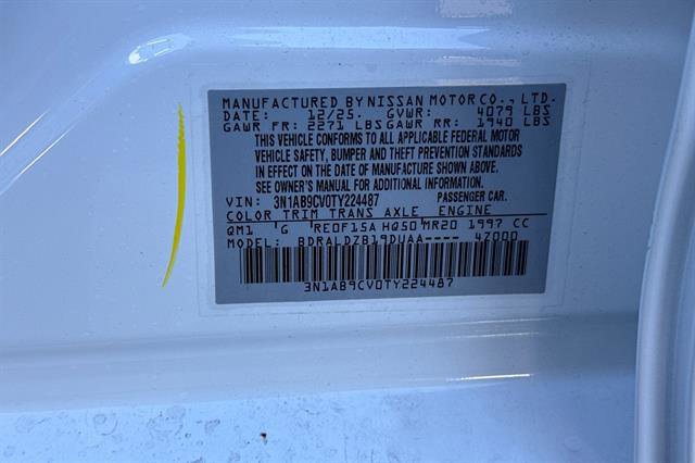 New 2026 Nissan Sentra SV w/ Floor Mat Package image 32