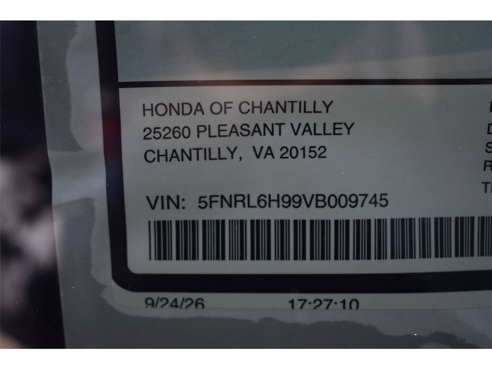 New 2027 Honda Odyssey Elite image 39