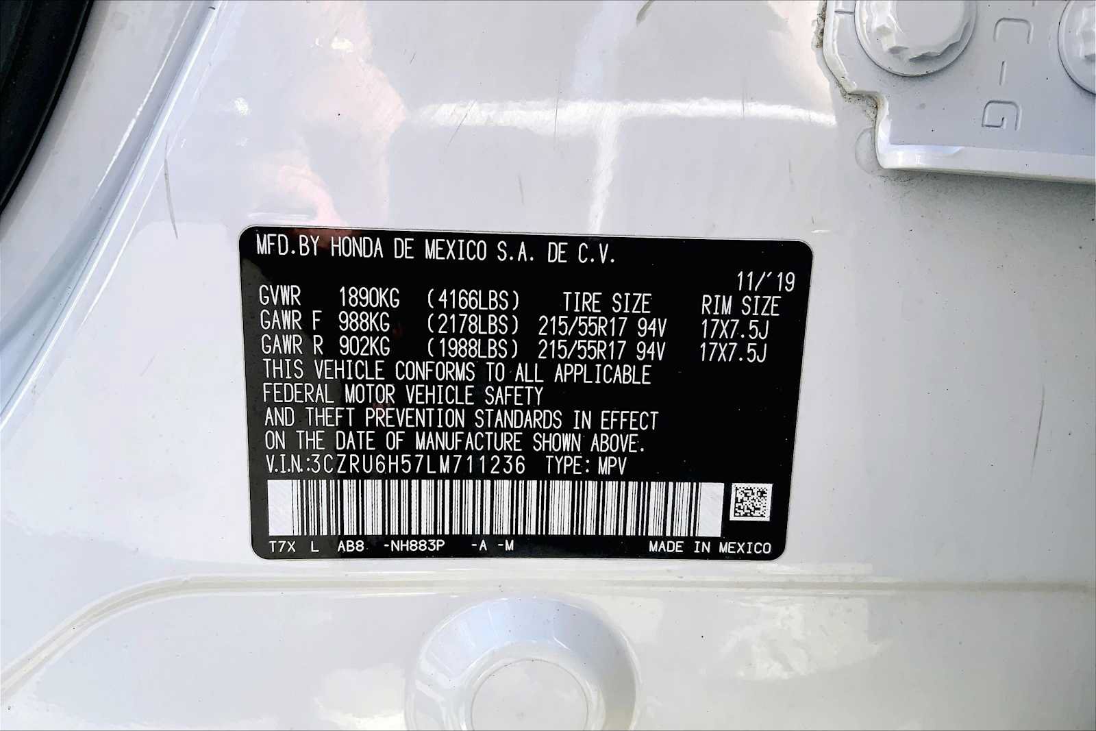 Used 2020 Honda HR-V EX image 34