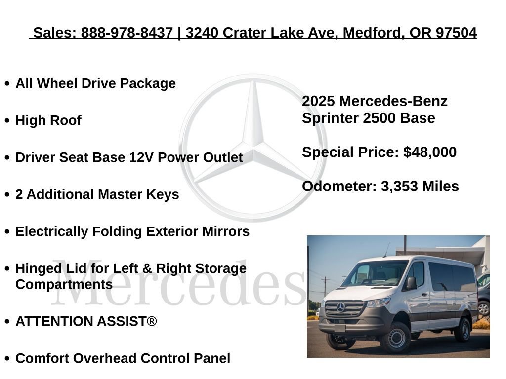 Used 2025 Mercedes-Benz Sprinter 2500 image 18