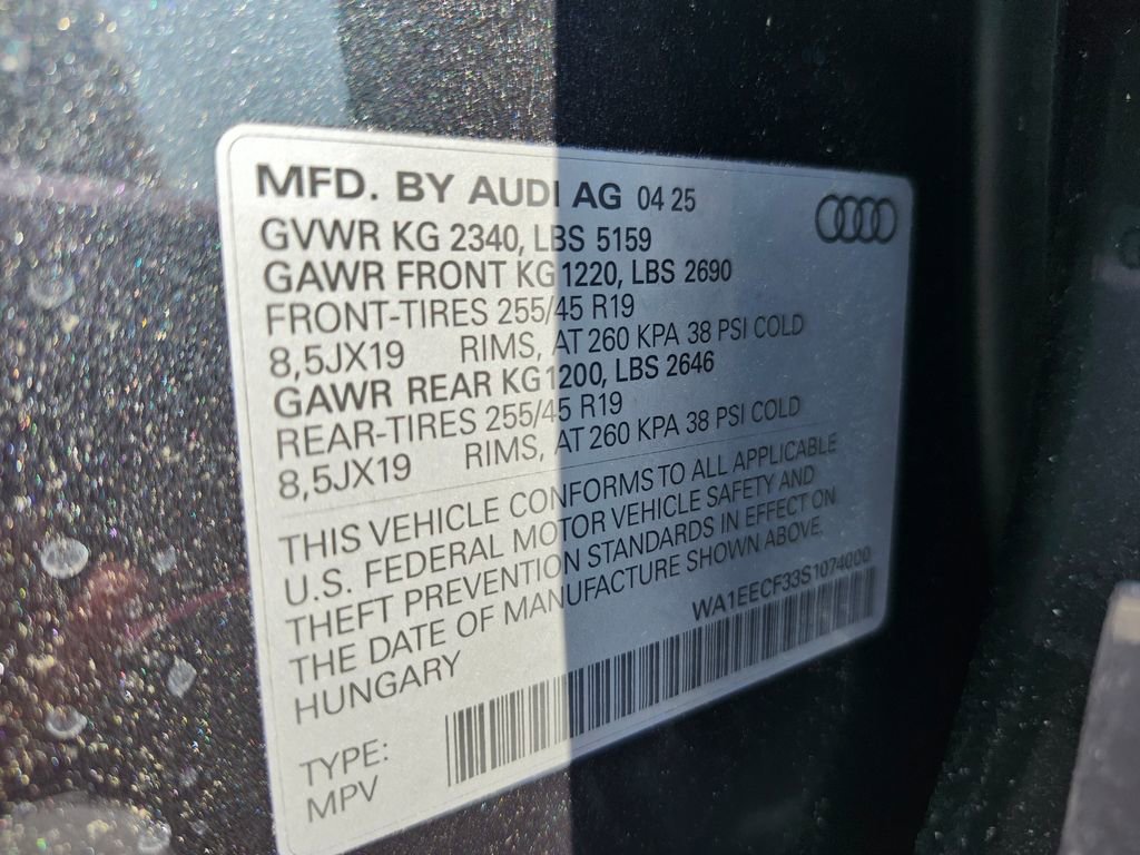 New 2025 Audi Q3 2.0T Premium Plus image 18