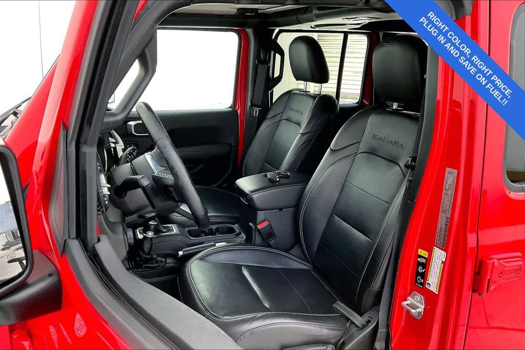 Used 2021 Jeep Wrangler Unlimited Sahara 4xe w/ Cold Weather Group image 34