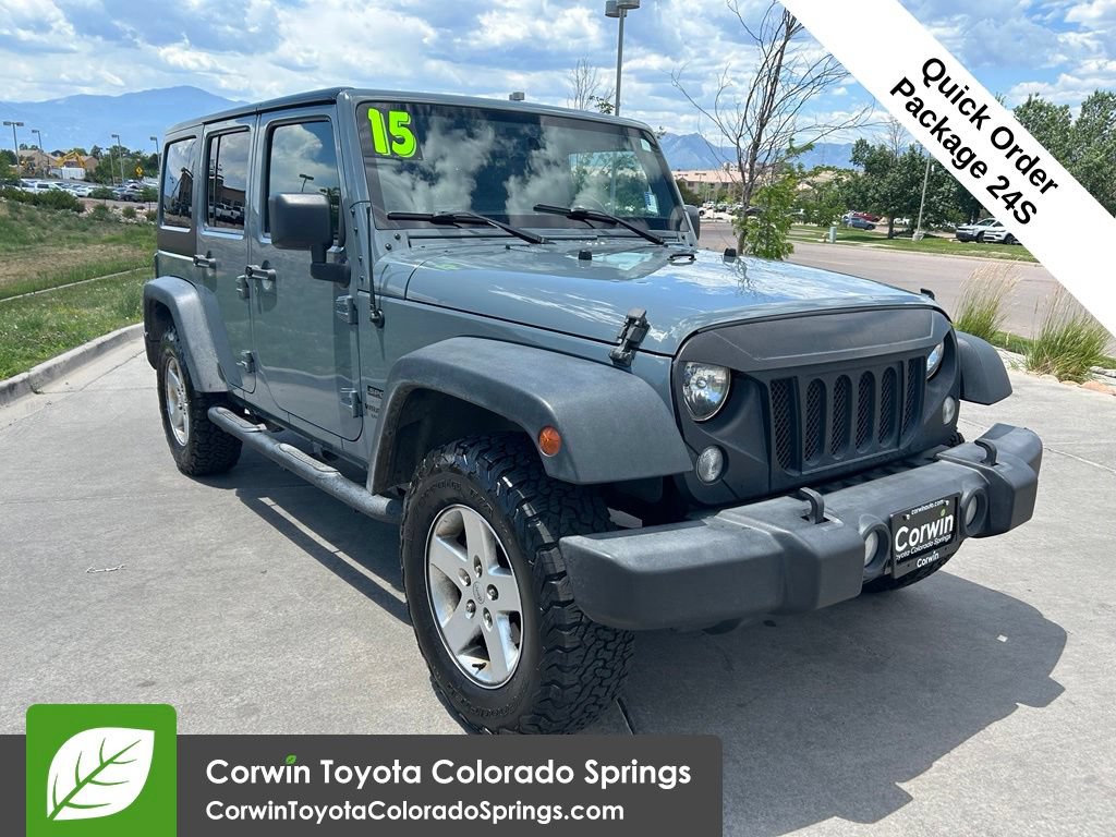 Used 2015 Jeep Wrangler Unlimited Sport w/ Quick Order Package 24S