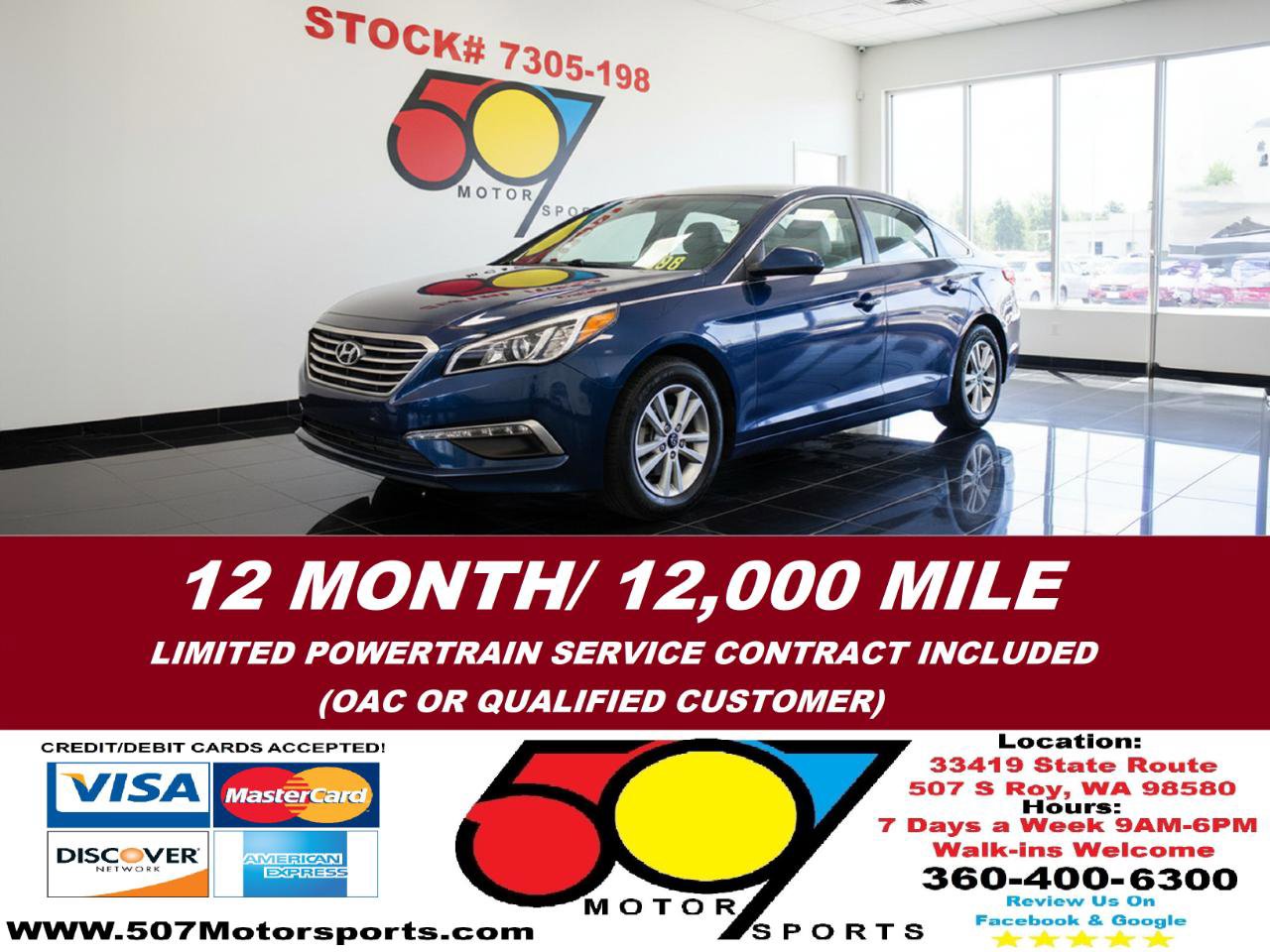 Used 2015 Hyundai Sonata SE image 1