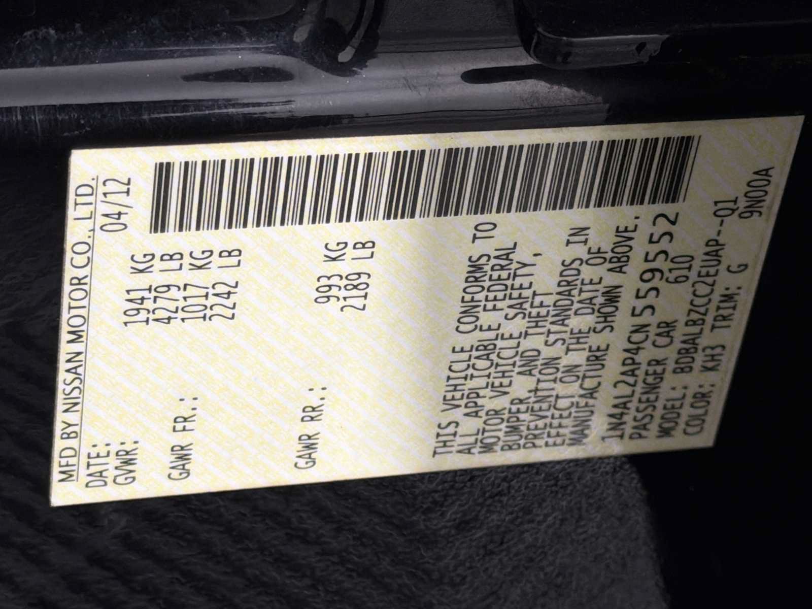 Used 2012 Nissan Altima 2.5 S FWD image 29