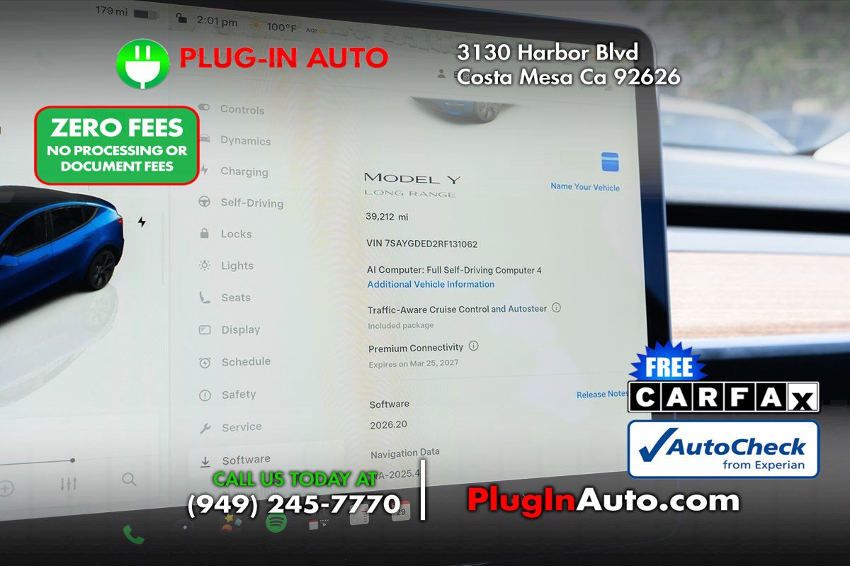 Used 2024 Tesla Model Y Long Range RWD image 2