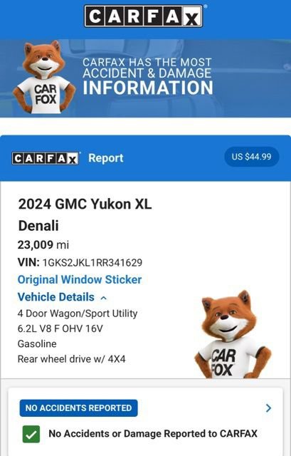 Used 2024 GMC Yukon XL Denali w/ Denali Reserve Package AWD/4WD image 5