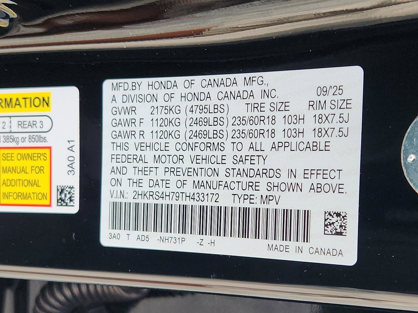 New 2026 Honda CR-V EX-L image 17