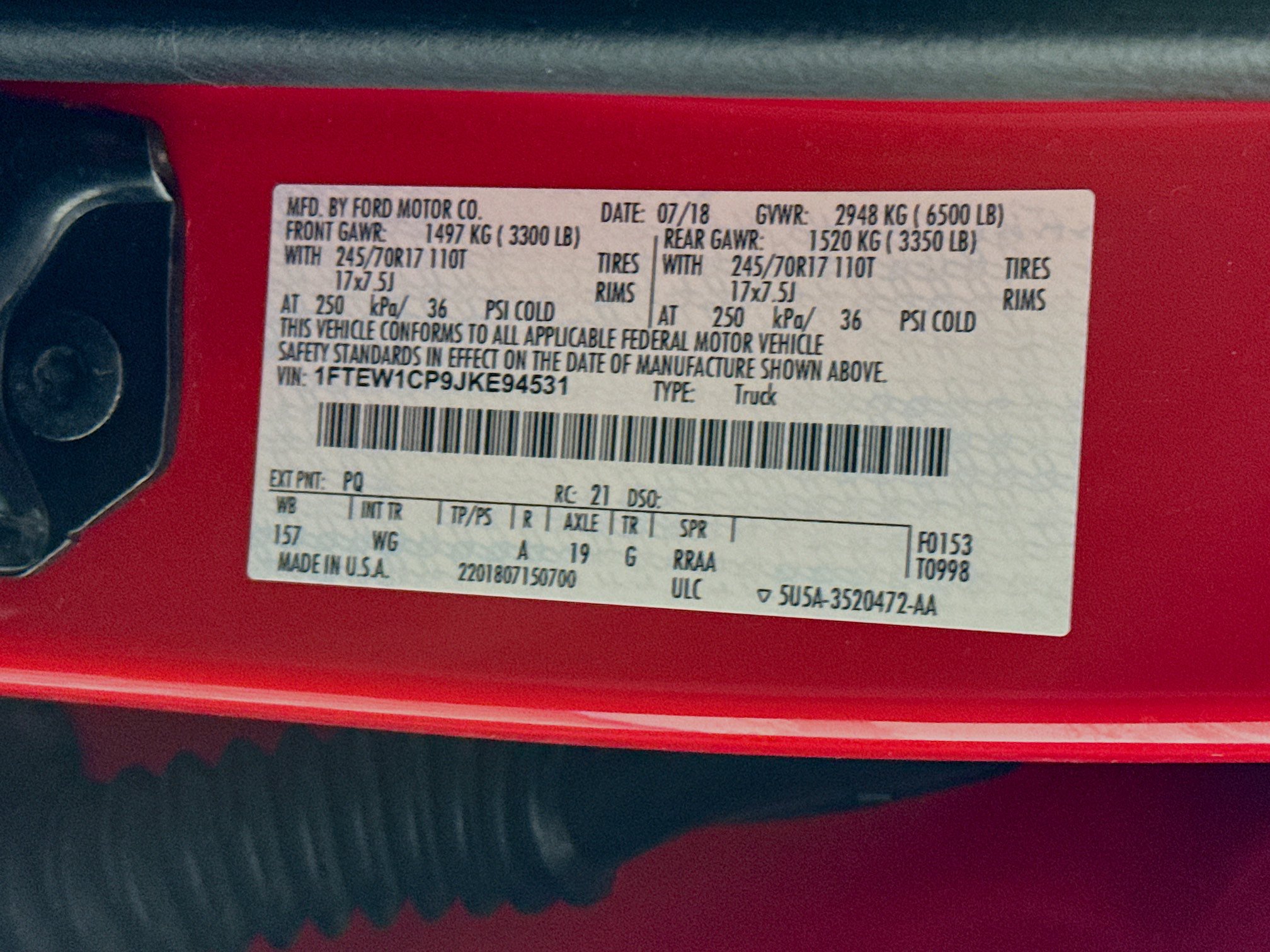 Used 2018 Ford F150 XL w/ XL Power Equipment Group RWD image 36