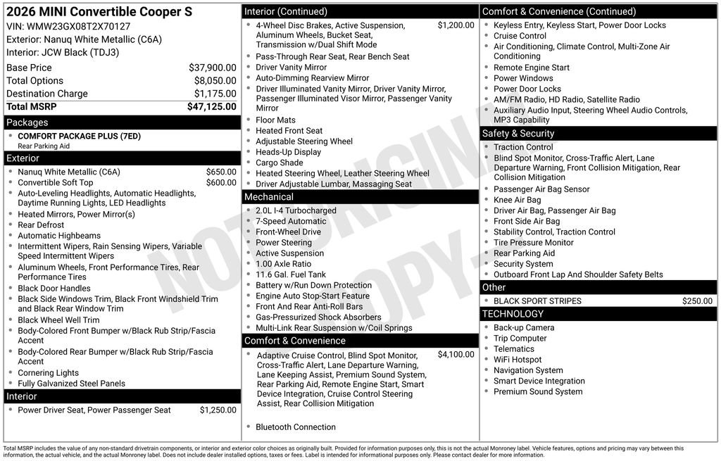 Used 2026 MINI Cooper S FWD image 9