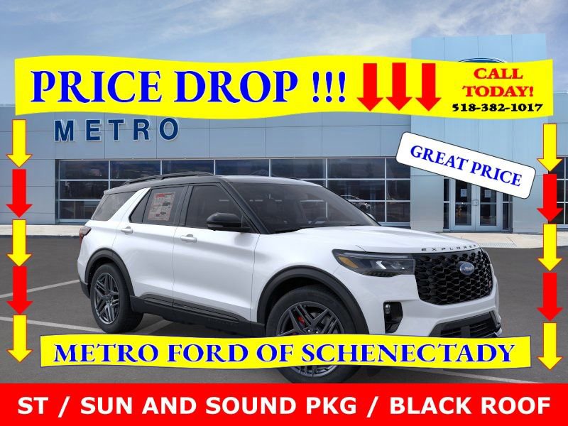New 2026 Ford Explorer ST w/ Sun And Sound Package