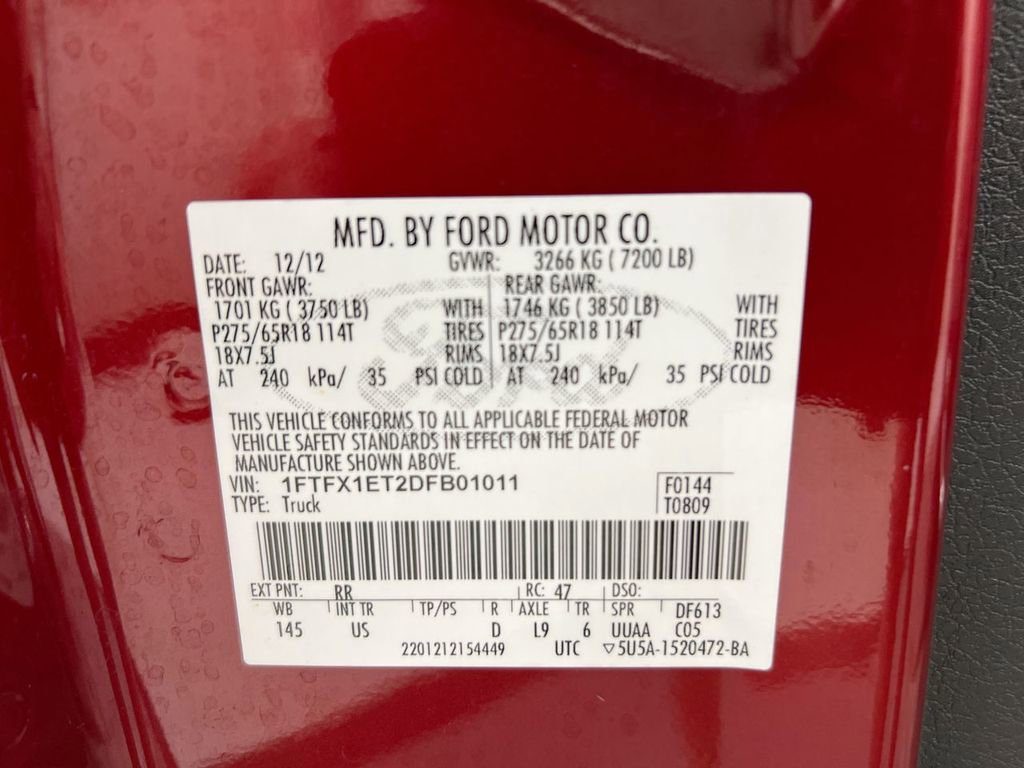 Used 2013 Ford F150 XLT w/ XLT Chrome Pkg image 26